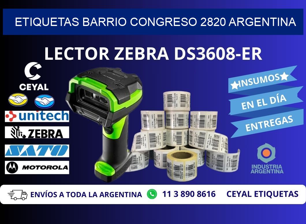 etiquetas barrio congreso 2820 argentina