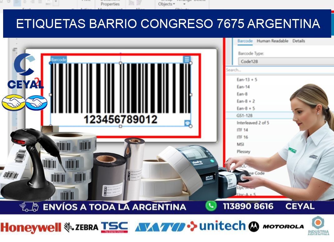 etiquetas barrio congreso 7675 argentina