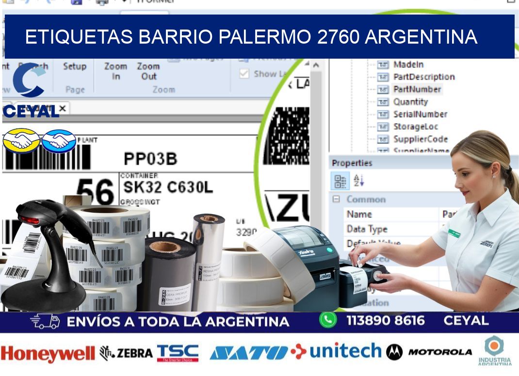 etiquetas barrio palermo 2760 argentina