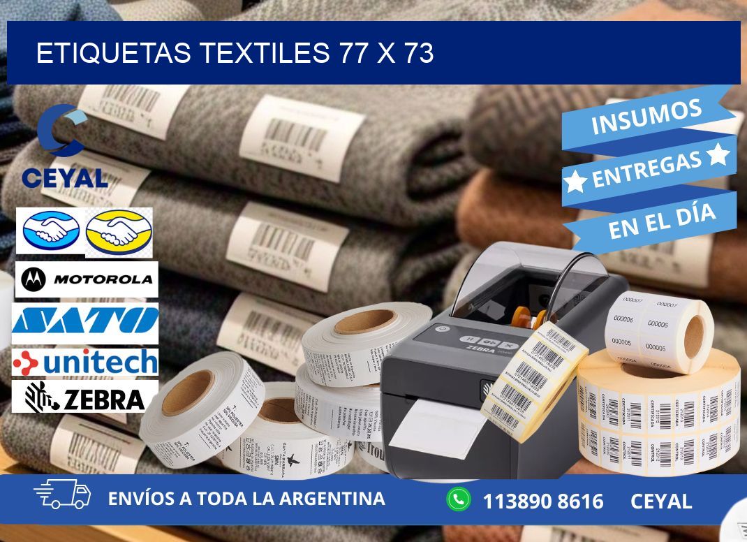 etiquetas textiles 77 x 73