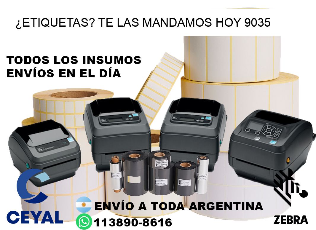 ¿Etiquetas? Te las Mandamos Hoy 9035