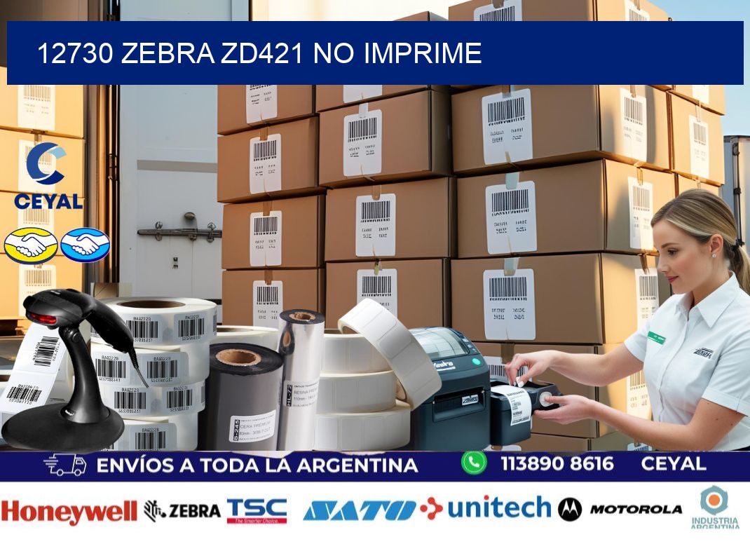 12730 Zebra ZD421 no imprime