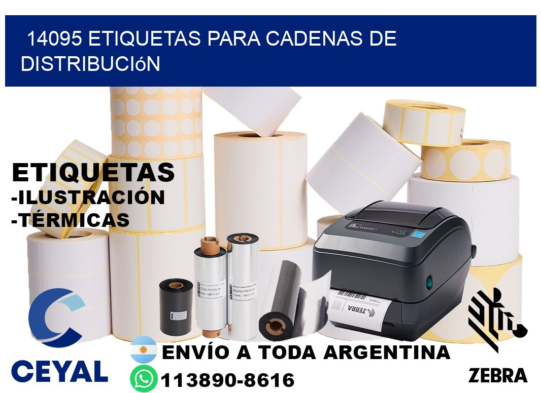 14095 Etiquetas para cadenas de distribución