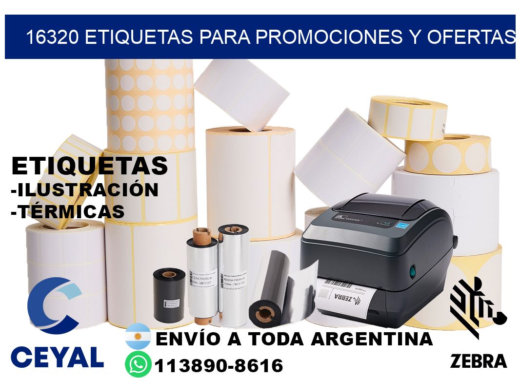 16320 Etiquetas para promociones y ofertas