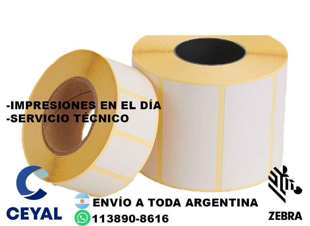 20 cajas de etiquetas 53 x 23