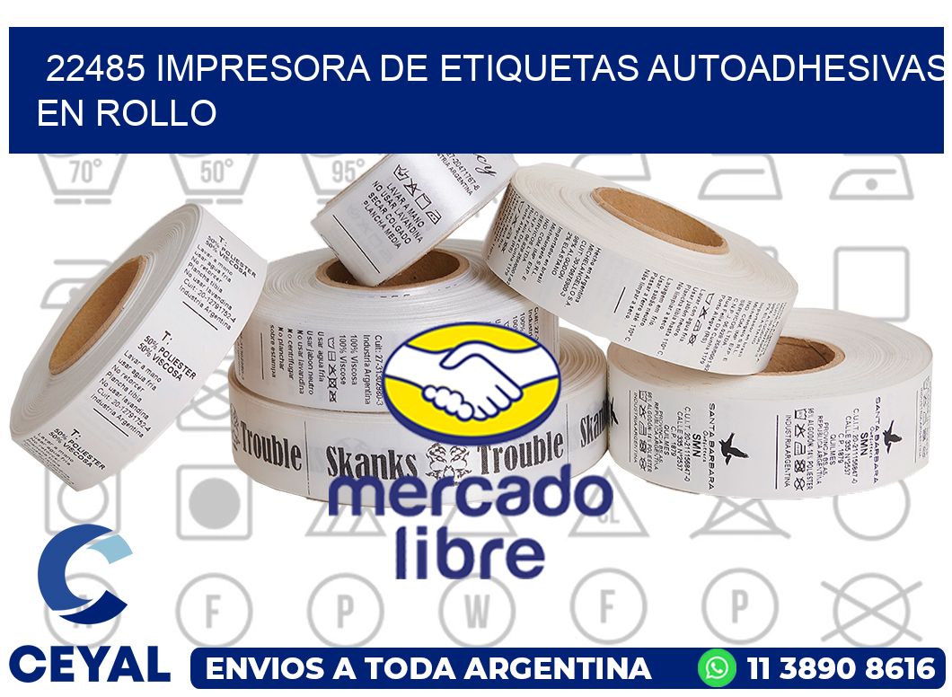 22485 impresora de etiquetas autoadhesivas en rollo