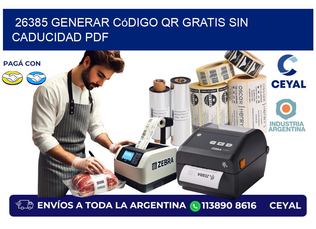 26385 Generar código QR gratis sin caducidad PDF