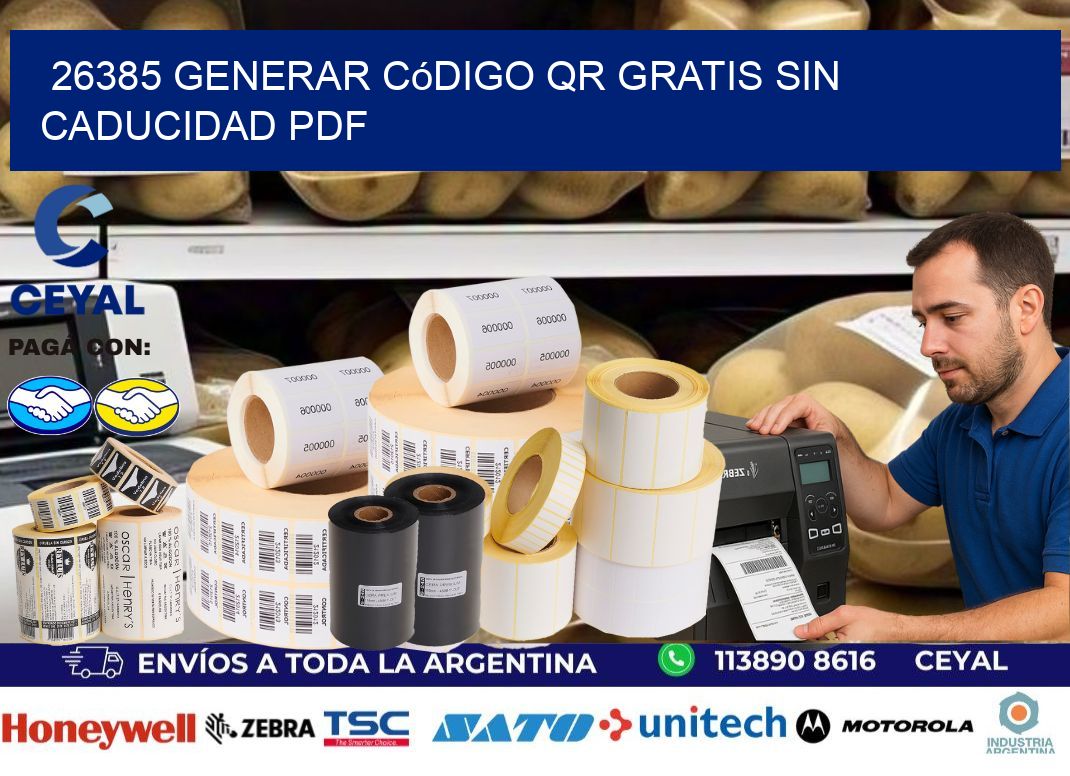 26385 Generar código QR gratis sin caducidad PDF