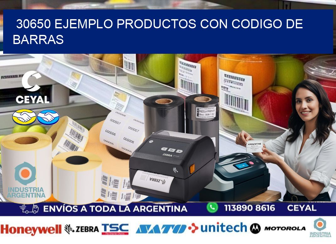 30650 ejemplo productos con codigo de barras