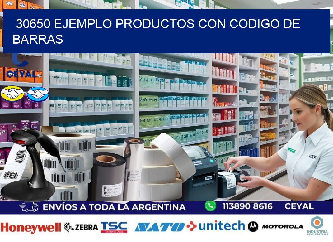 30650 ejemplo productos con codigo de barras