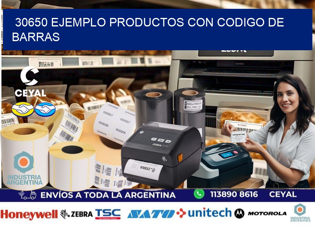 30650 ejemplo productos con codigo de barras
