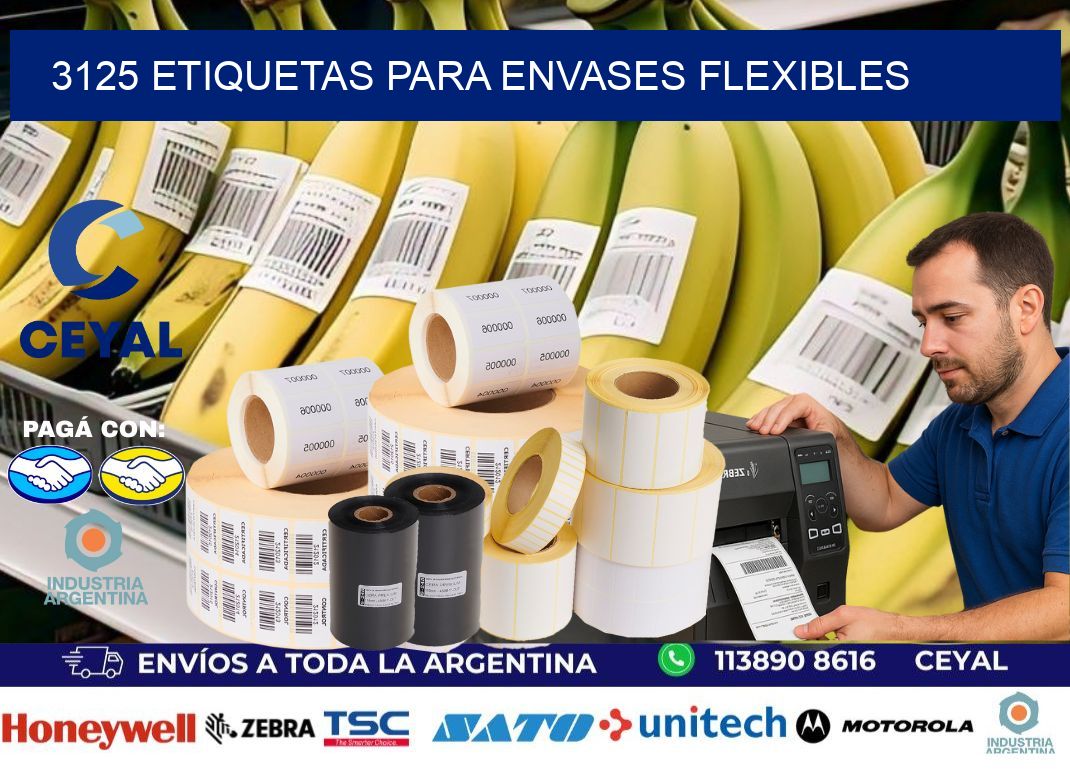 3125 Etiquetas para envases flexibles