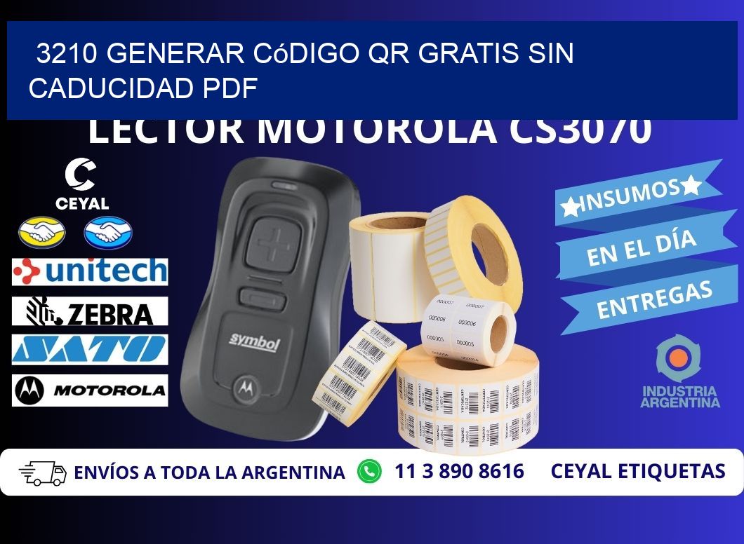 3210 Generar código QR gratis sin caducidad PDF