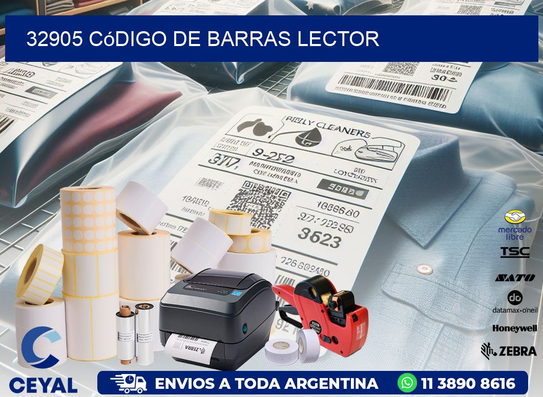 32905 Código de barras lector
