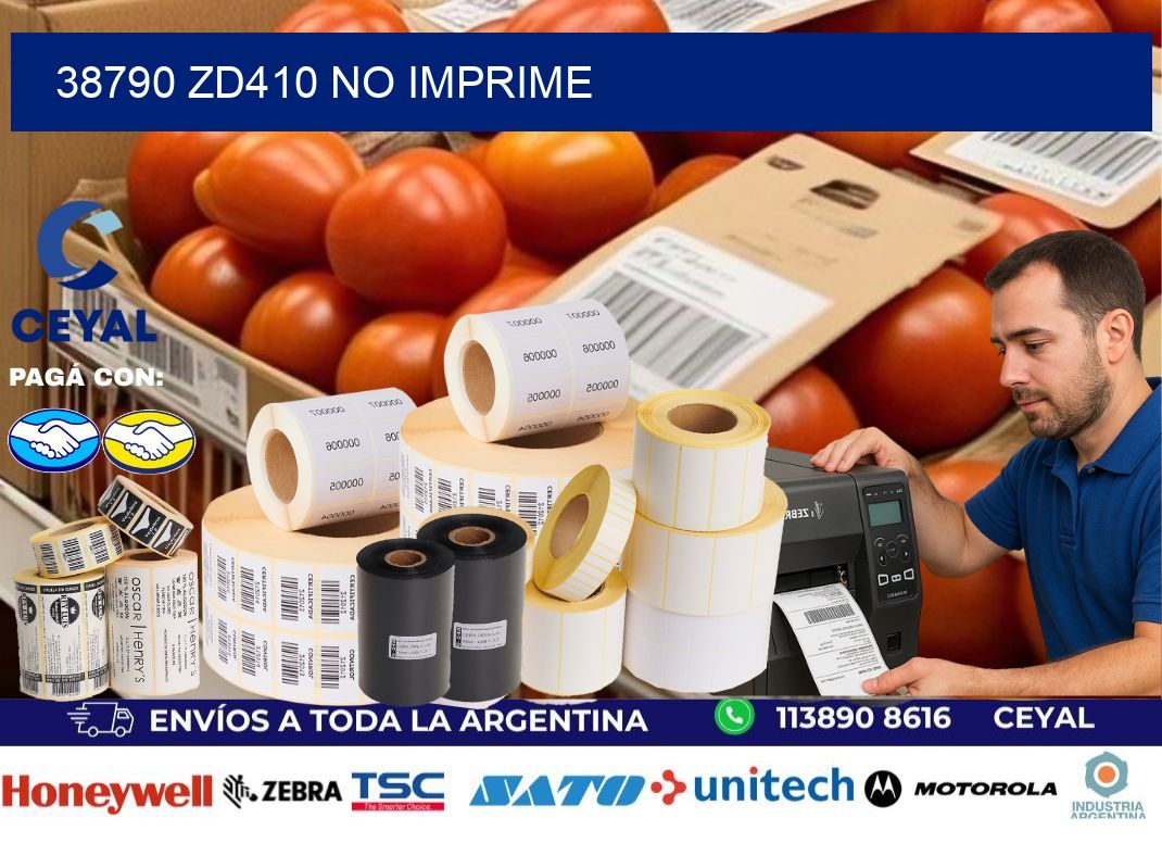 38790 ZD410 no imprime