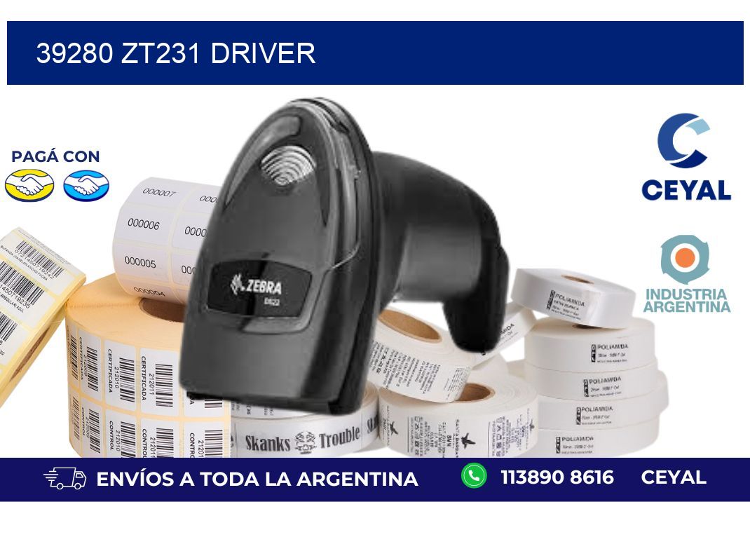 39280 ZT231 driver