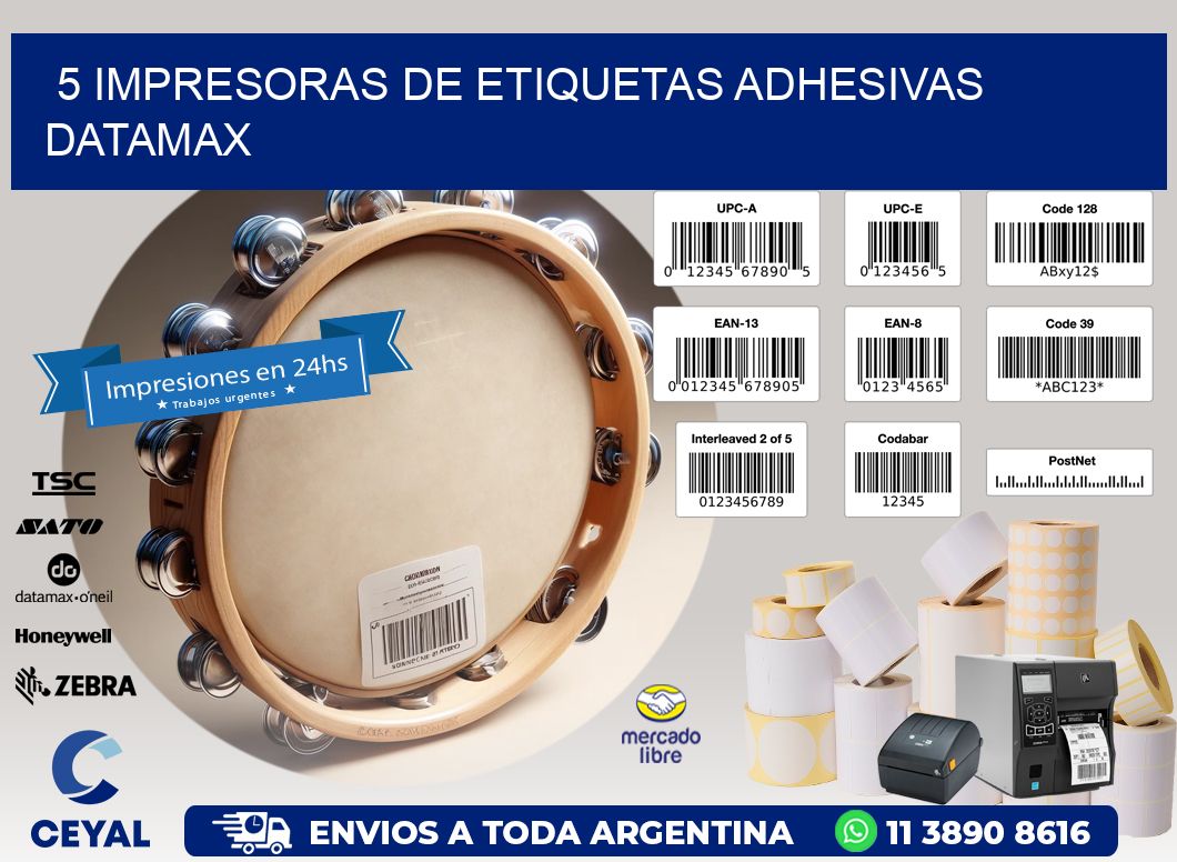 5 impresoras de etiquetas adhesivas datamax