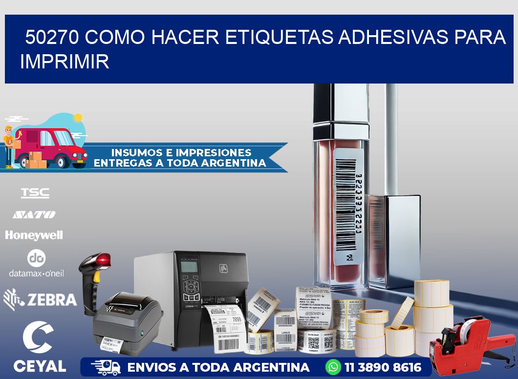 50270 Como hacer etiquetas adhesivas para imprimir