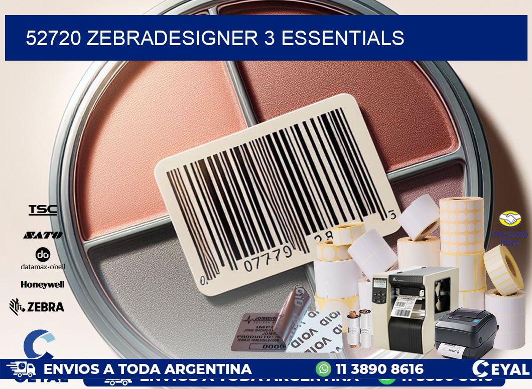 52720 ZebraDesigner 3 Essentials