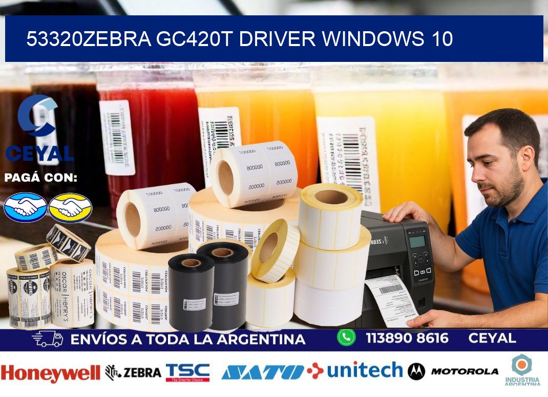 53320Zebra GC420t driver Windows 10