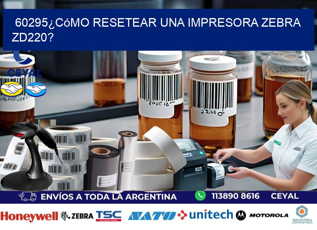 60295¿Cómo resetear una impresora Zebra ZD220?