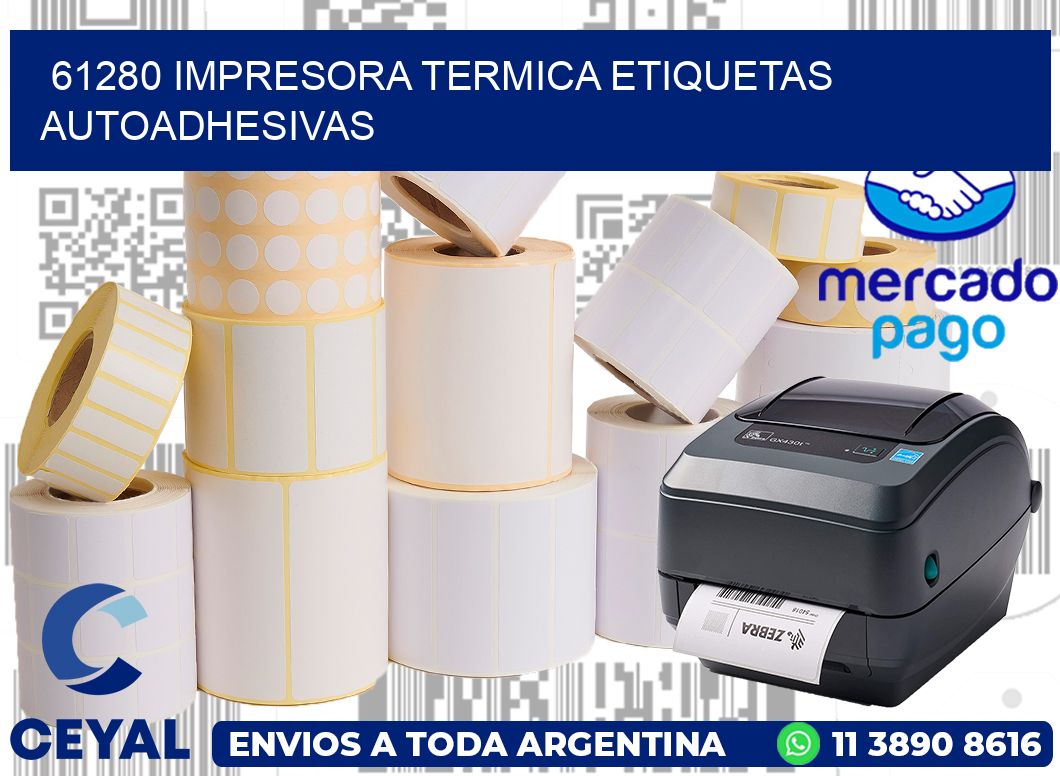 61280 Impresora termica etiquetas autoadhesivas