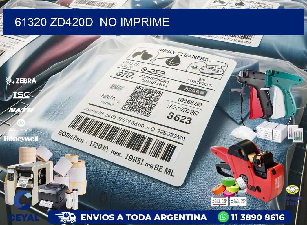 61320 ZD420d no imprime
