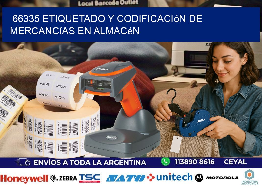 66335 Etiquetado y codificación de mercancías en almacén
