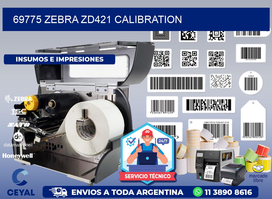 69775 Zebra ZD421 Calibration