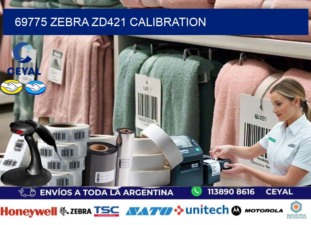 69775 Zebra ZD421 Calibration