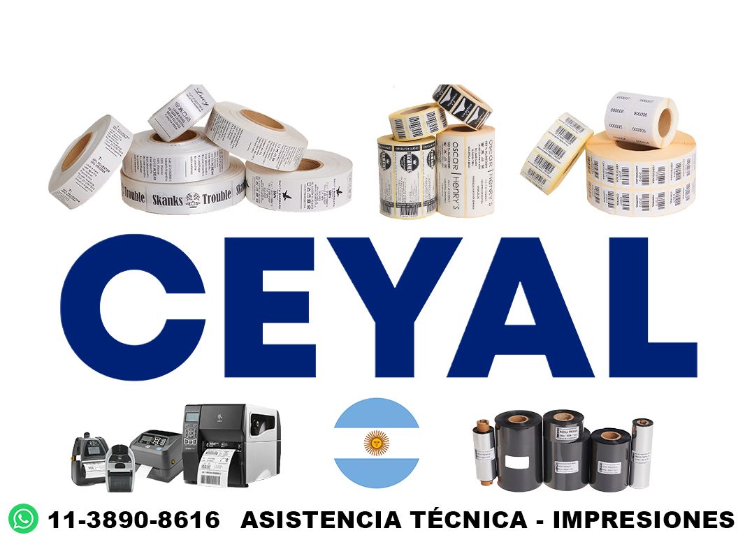 6980 Etiquetas para lavandina