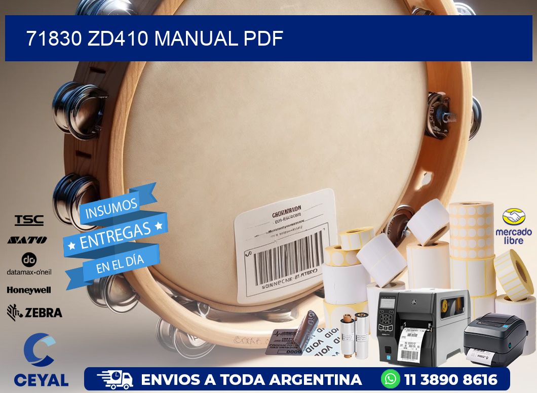 71830 ZD410 manual PDF