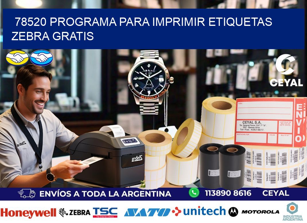 78520 Programa para imprimir etiquetas Zebra gratis