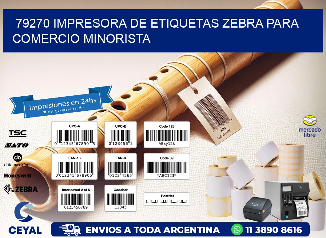 79270 impresora de etiquetas zebra para comercio minorista