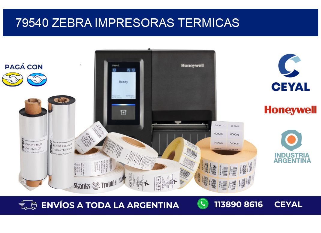 79540 Zebra impresoras termicas