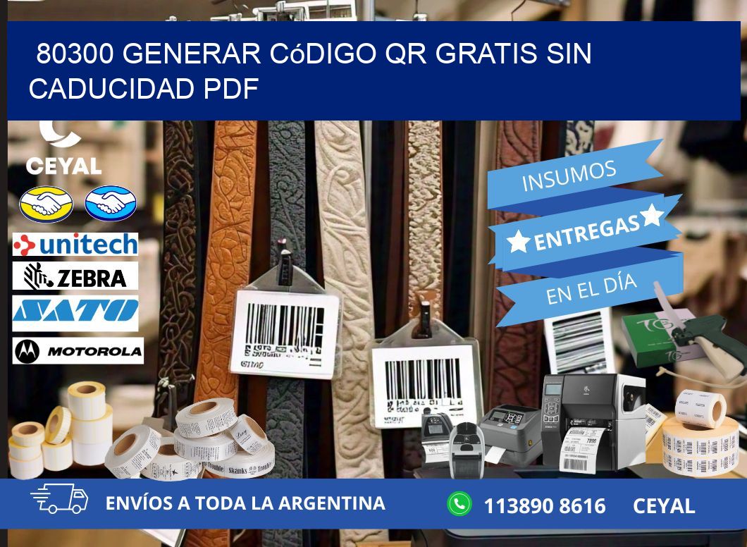 80300 Generar código QR gratis sin caducidad PDF