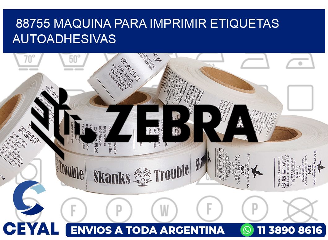 88755 maquina para imprimir etiquetas autoadhesivas