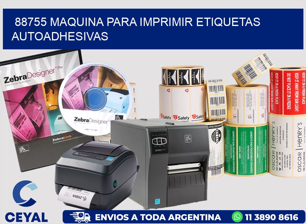 88755 maquina para imprimir etiquetas autoadhesivas