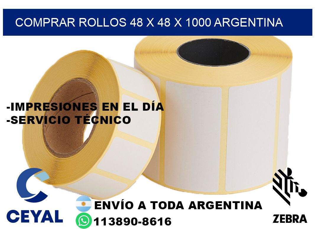 Comprar Rollos 48 x 48 x 1000 argentina