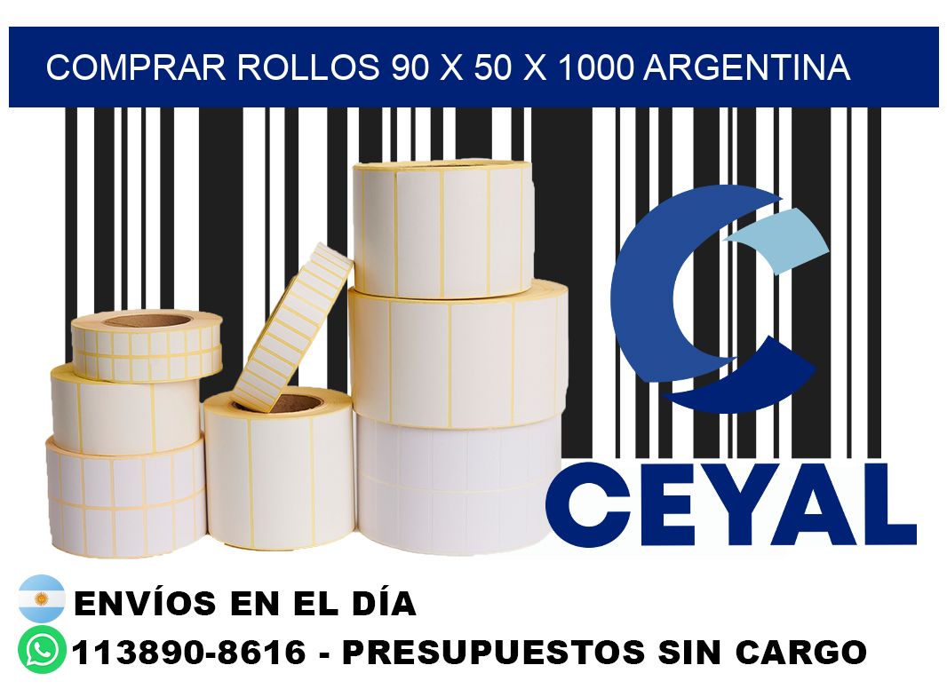 Comprar Rollos 90 x 50 x 1000 argentina