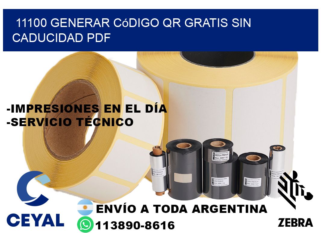 11100 Generar código QR gratis sin caducidad PDF
