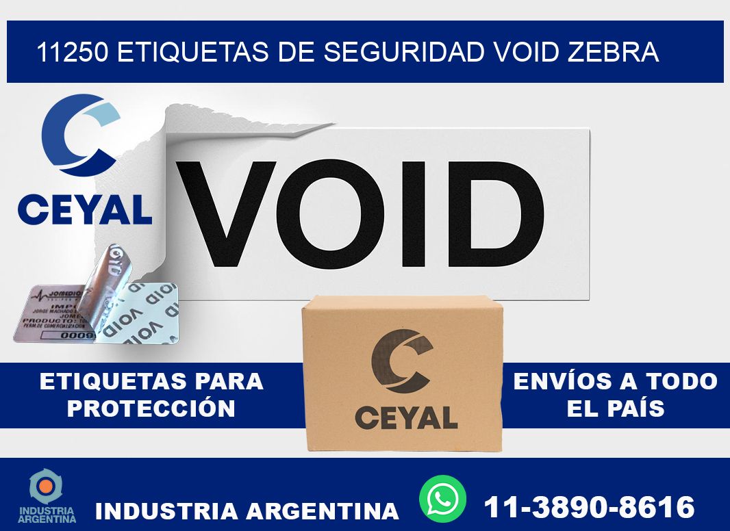 11250 etiquetas de seguridad void zebra