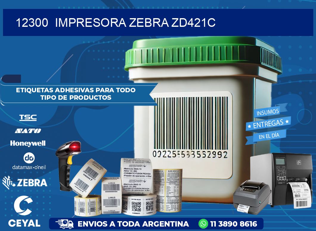 12300  Impresora Zebra zd421c