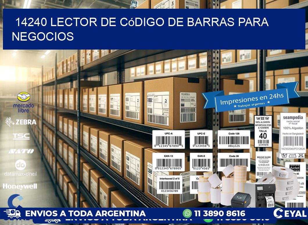 14240 Lector de código de barras para negocios