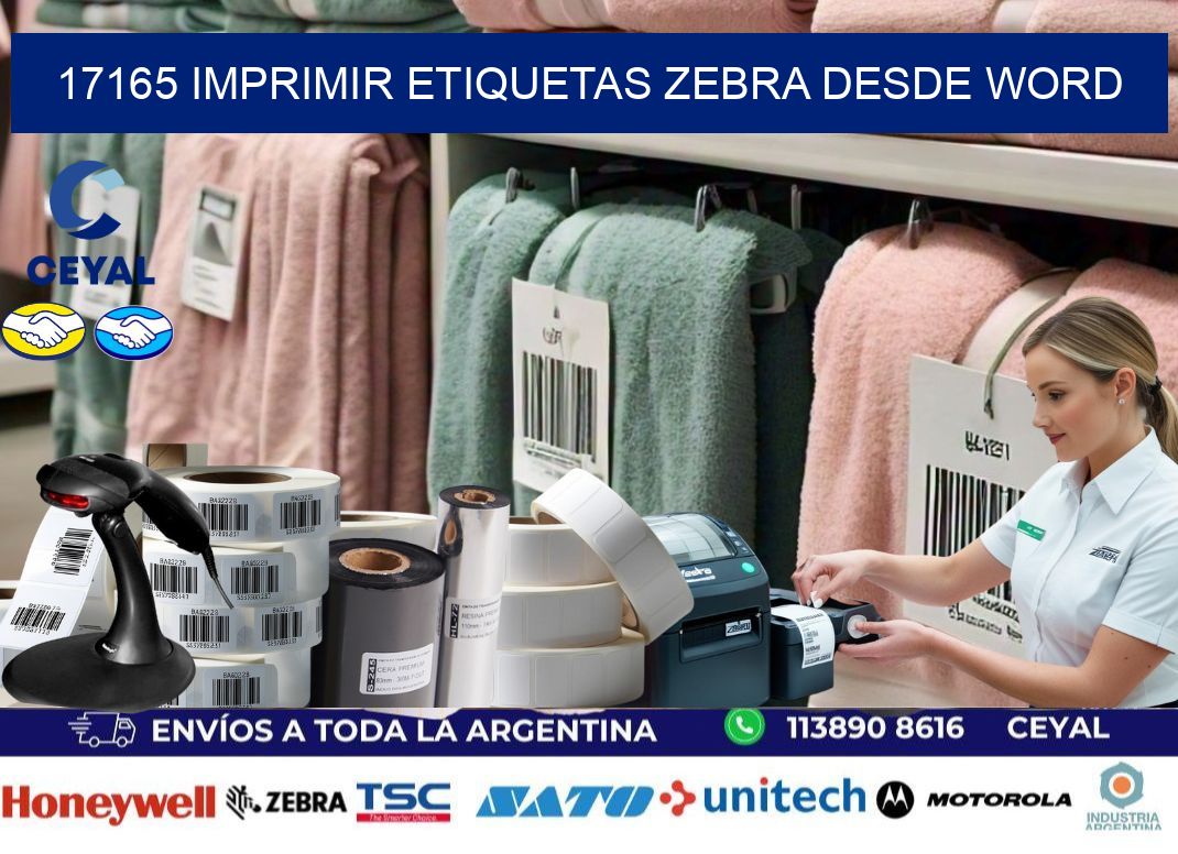 17165 imprimir etiquetas zebra desde word