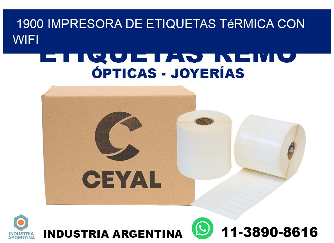 1900 impresora de etiquetas térmica con wifi