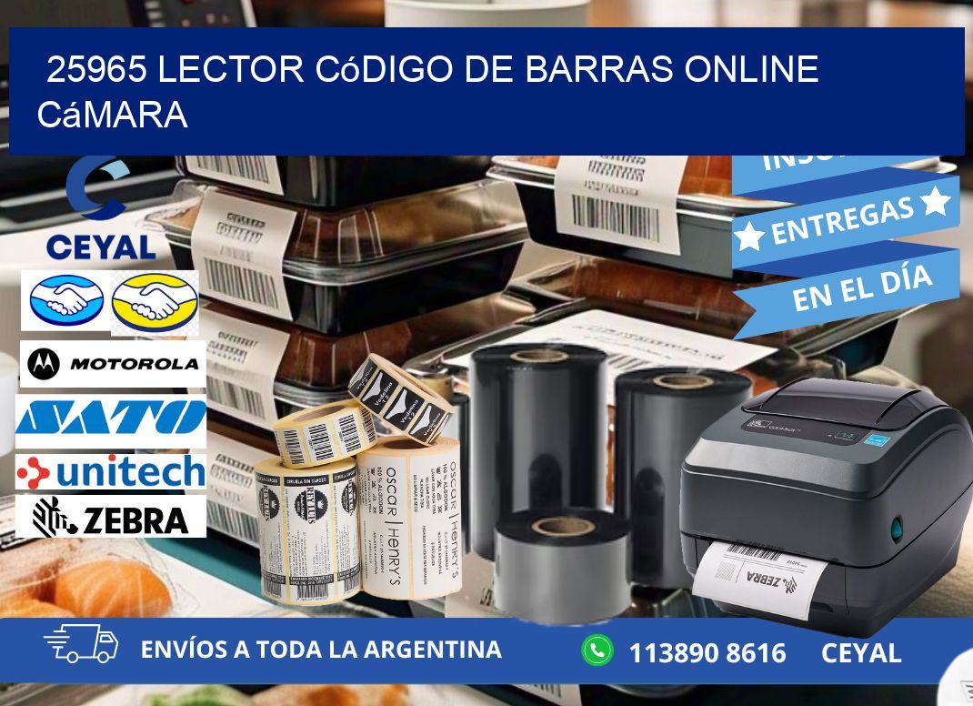 25965 Lector código de barras online cámara