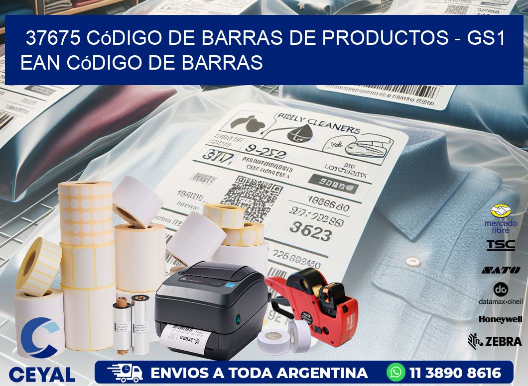 37675 Código de Barras de productos - GS1 ean Código de Barras
