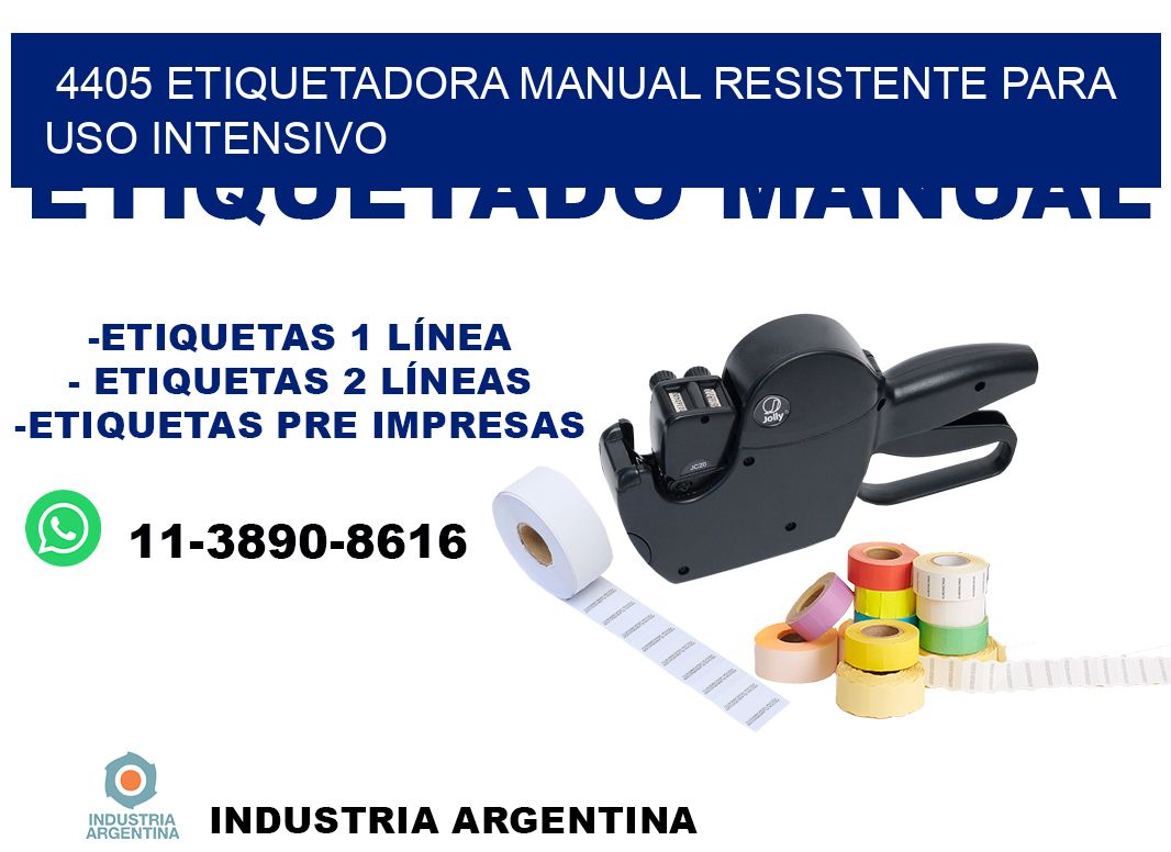 4405 etiquetadora manual resistente para uso intensivo