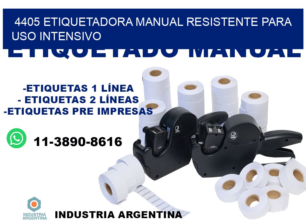 4405 etiquetadora manual resistente para uso intensivo